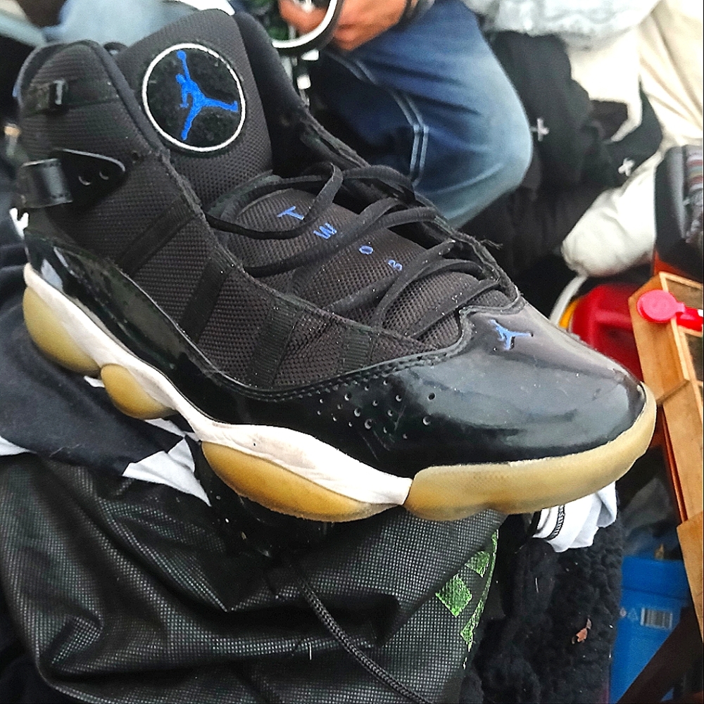 Jordan Black Athletic Shoes for Performance